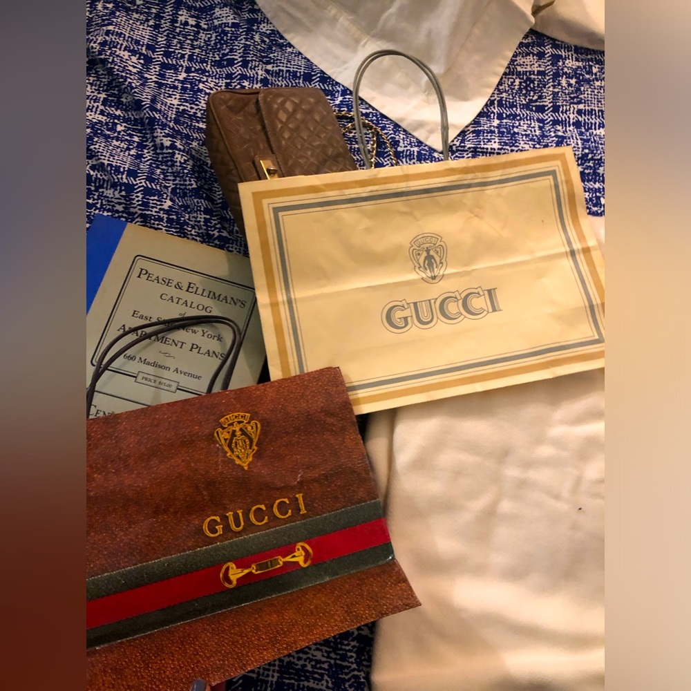 Vintage Gucci shopping bags -